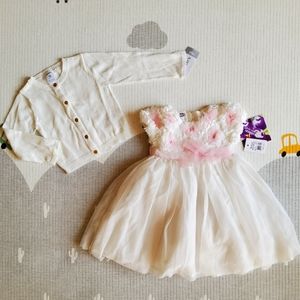 Dress set for a baby girl 18M